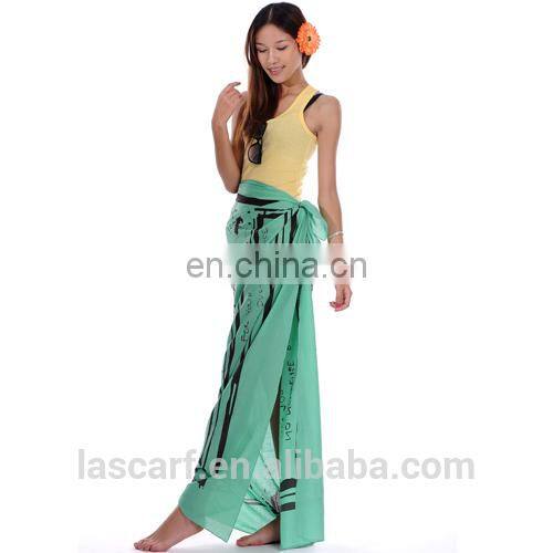 customized printed cotton beach sarong