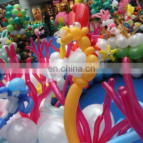 Magic flower shaped latex balloons with different style