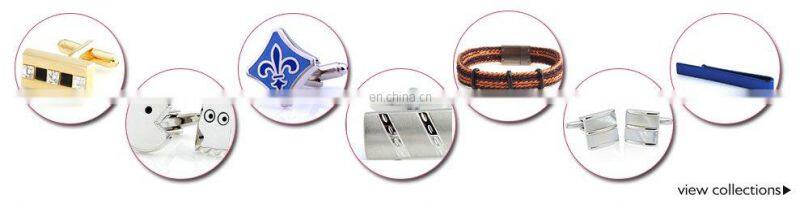 Alloy Jewelry Main Material metal Cufflinks and Tie Clips