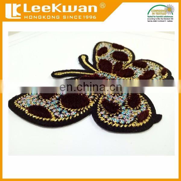 fashionable custom design/well made tooth brush embroidery patch/animal patch