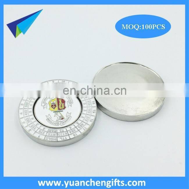 Best gifts 40mm coin for golf with custom full color logo