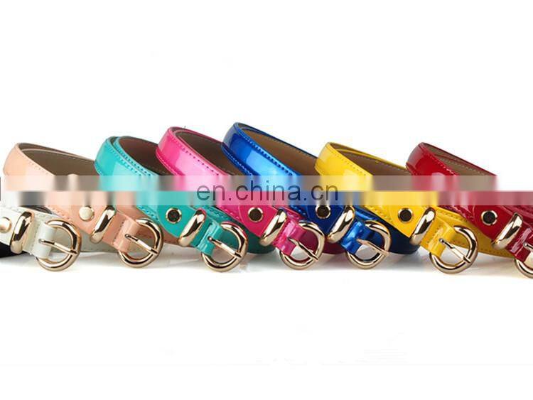 BT0632 Fashion women genuine leather belt Skinny Leather Belt for Garment Decorate