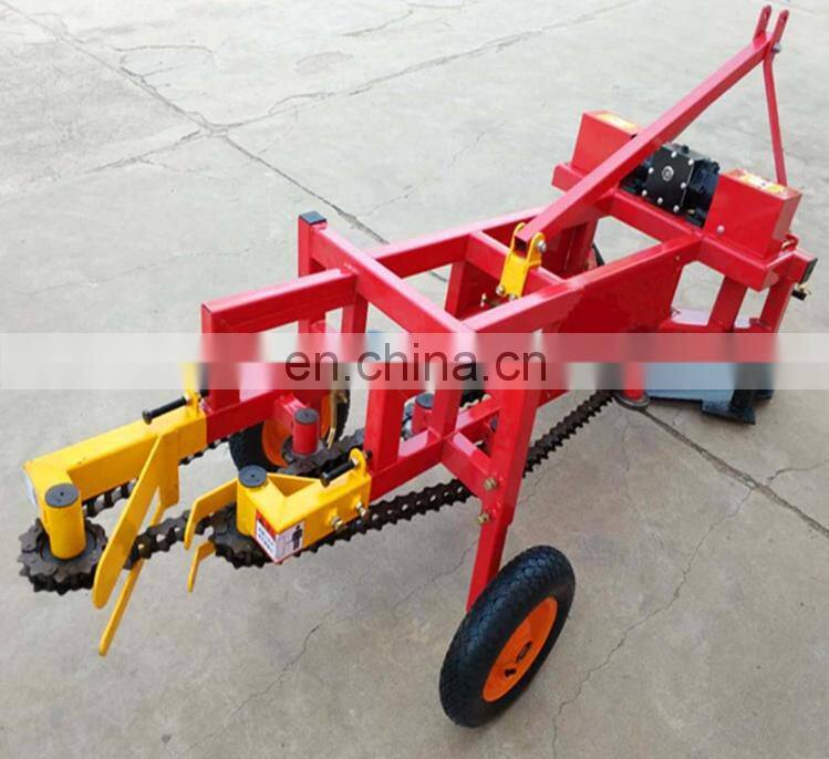 Small India 1 Row Tractor Groundnut Peanut Combine Harvester Machine