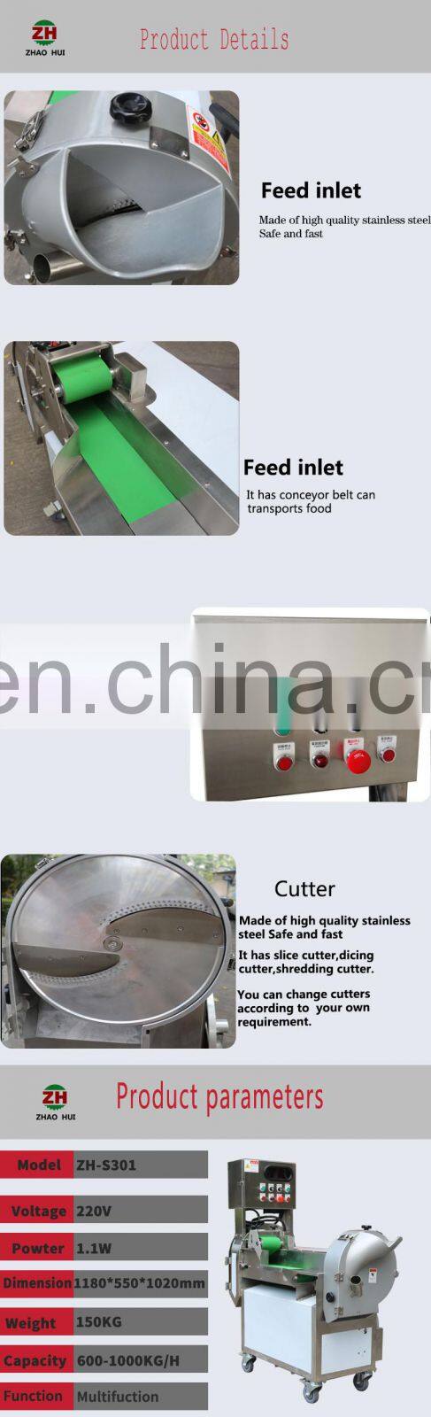 Leaf mustard garlic bolt vegetable cutting machine cucumber mengo fruit slicing/ shred/ dicing machine