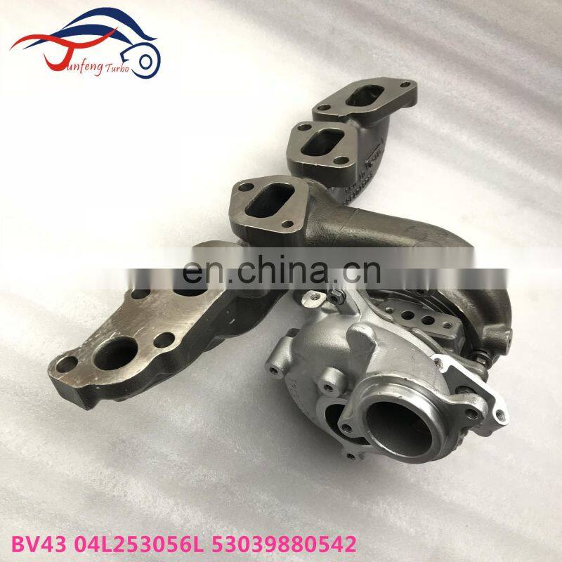 BV43 04L253056L turbo charger 53039880542 Turbocharger for VOLKSWAGEN SEAT SKODA 2.0 TDI engine