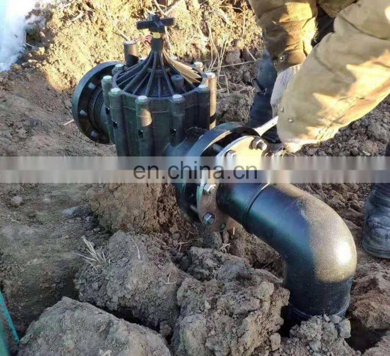 3/4"-4"9v Dc Latching plastic solenoid valve, designed for water control, ideal for industrial irrigation applica