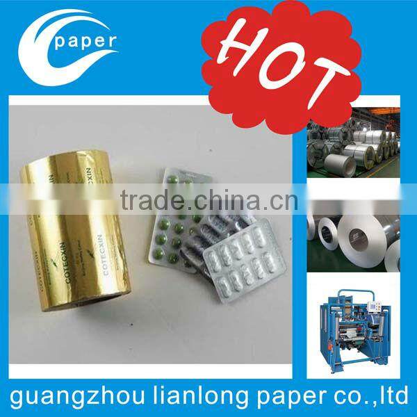 hot sale pharmaceutical alu aluminum foil(OPA/AL/PVC)