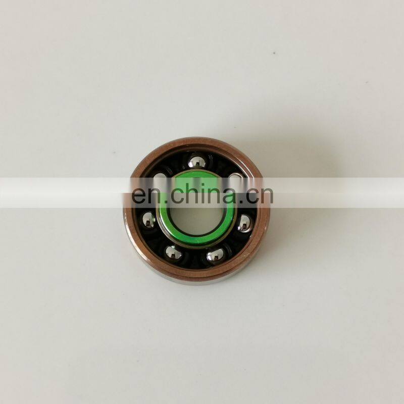 Free Sample High Quality High Rpm Mixed Color RoseGold-Colorful Titanium Miniature Deep Groove Ball Bearings for skate