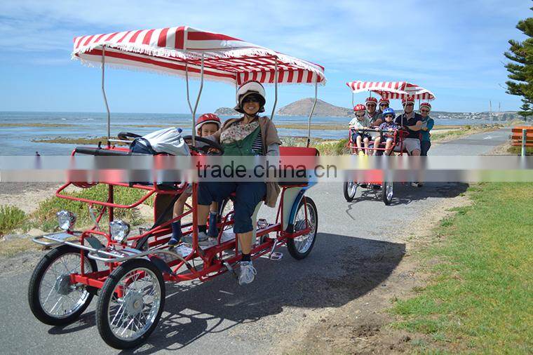 The Family Style Surrey for 2 & 4 Person Bicycle