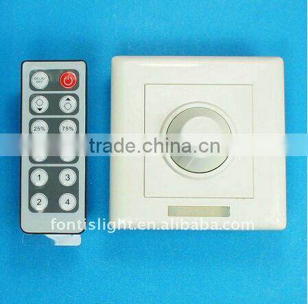 LED wall light use 1channel IR led dimmer with 12 buttons 12V/24V led dimmer