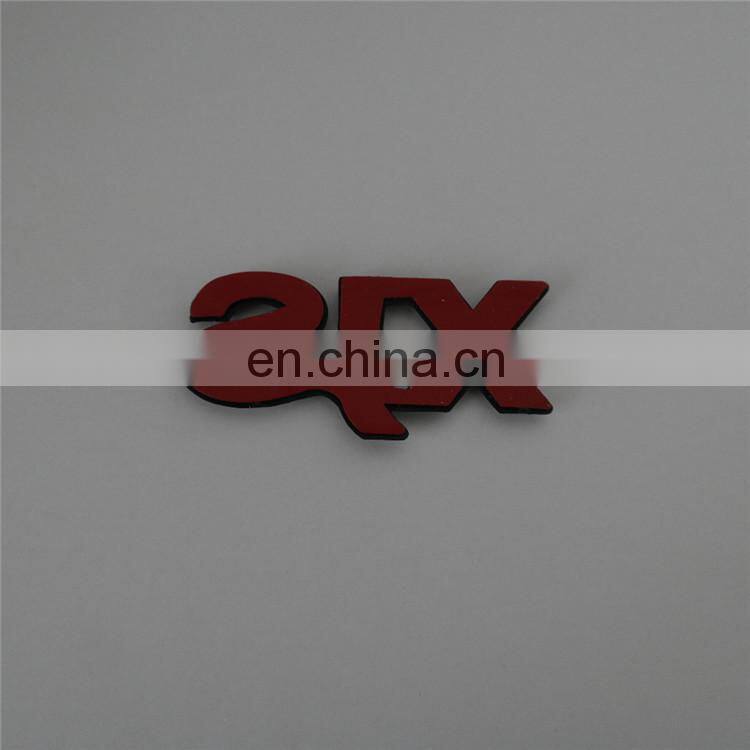 Plastic Custom Letter Car Body Decoration Car Emblem Badge Sticker