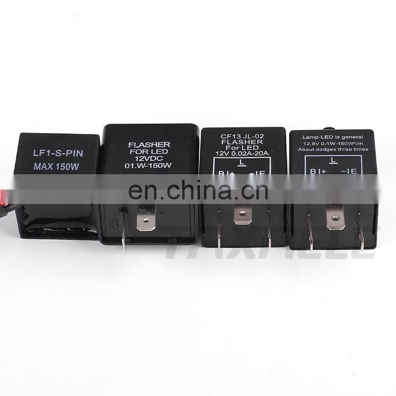 DC 12V Moto LED Turn Signal Flasher Relay Three Gear Frequency Motorcycle Adjustable Speed Flash Relay Accessaries CF13