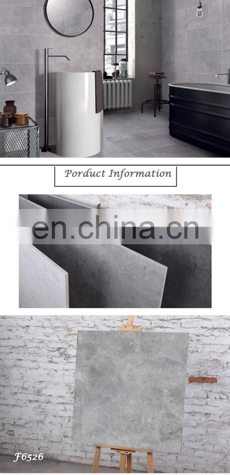 grey colour matt finish glazed porcelain cement tile 60x60