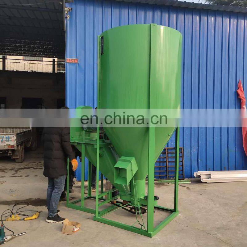animal feed crushing and mixing machine