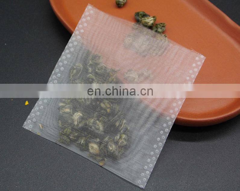 Biodegradable Empty Pyramid nylon tea bag with tab