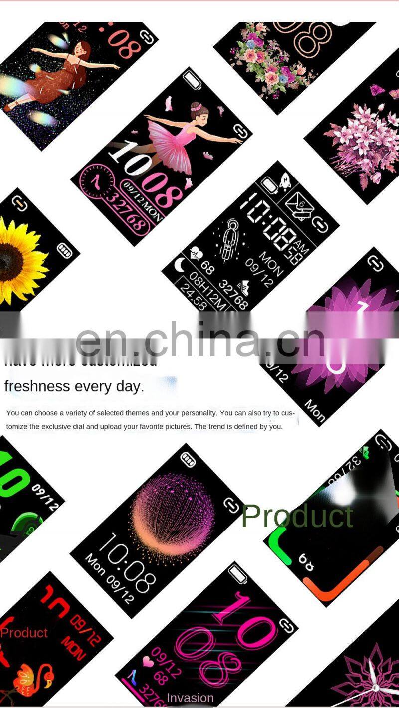 New Mk26 Smart Band and Watch Heart Rate Blood Pressure Blood Oxygen Sleep Monitoring Female Physiological Cycle Multi-Exercise