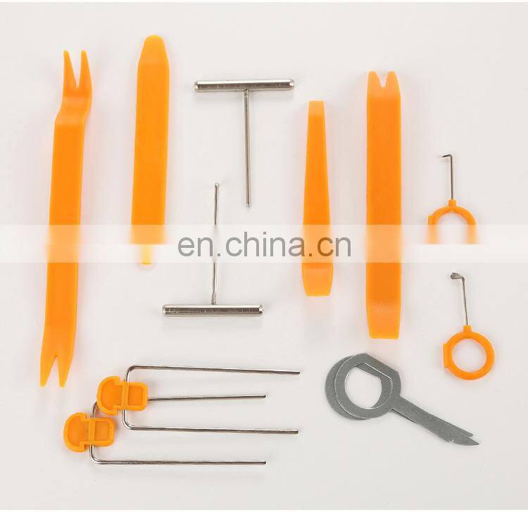 12pcs Car Radio Door Clip Panel Trim Dash Audio Removal Open Installer Pry Tool for Auto Vehicle for car Audio Removal Pry