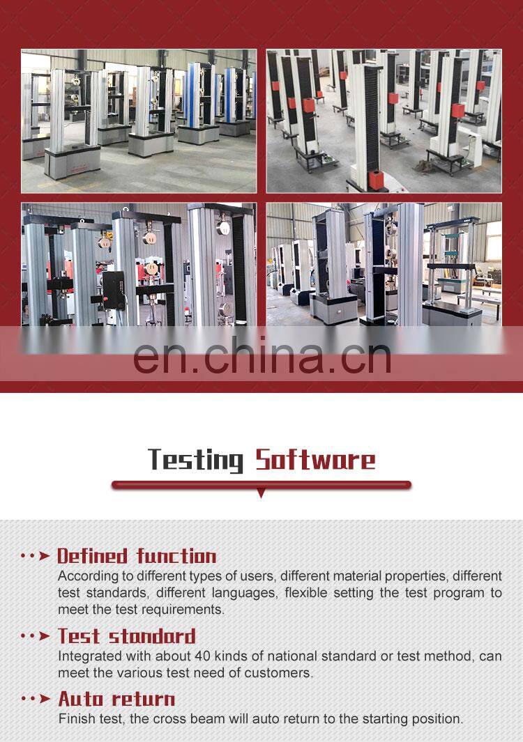 HST Auto Computer Control Universal 60ton Steel Rebar Tensile Testing Machine for wholesales