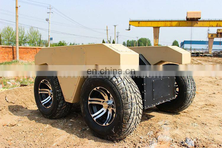 High speed heavy duty robot chassis AVT-W15D wheeled robot chassis outdoor delivery robot with advantage in speed 15km/h