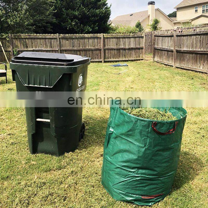 53 Gallon Collapsible Pop Up Garden Leaf Waste Bag with Zipper
