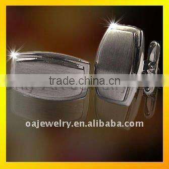 nickle free hot selling 2012 fashion cuff links/blank brass cufflinks
