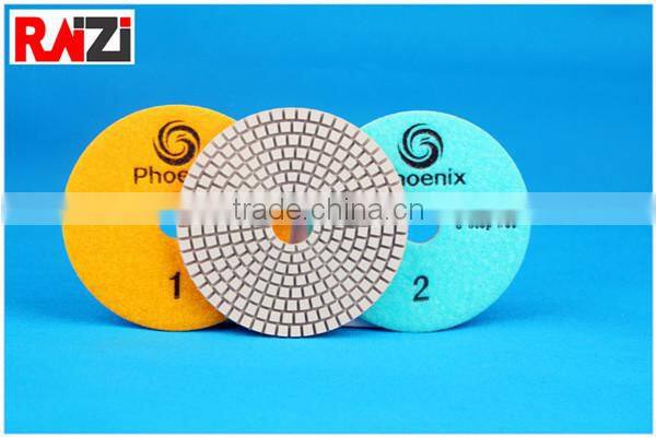 3 step polishing pad
