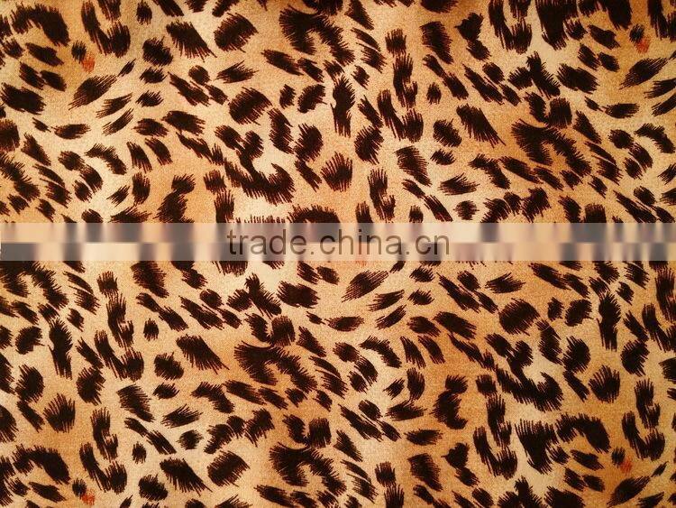 leopard print fabric for garment,dress