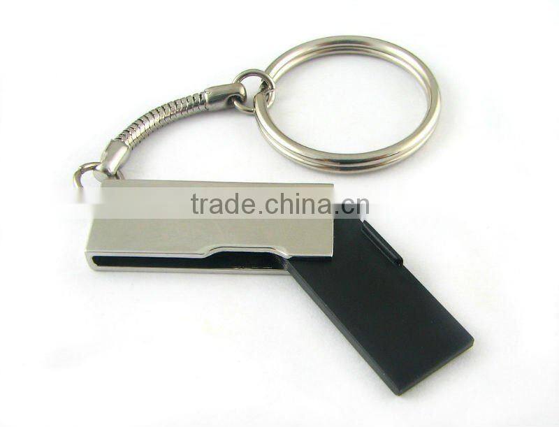 Laser logo, full capacity mini metal USB flash disk