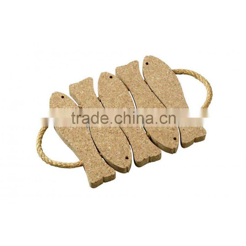 5 Fish cork trivet