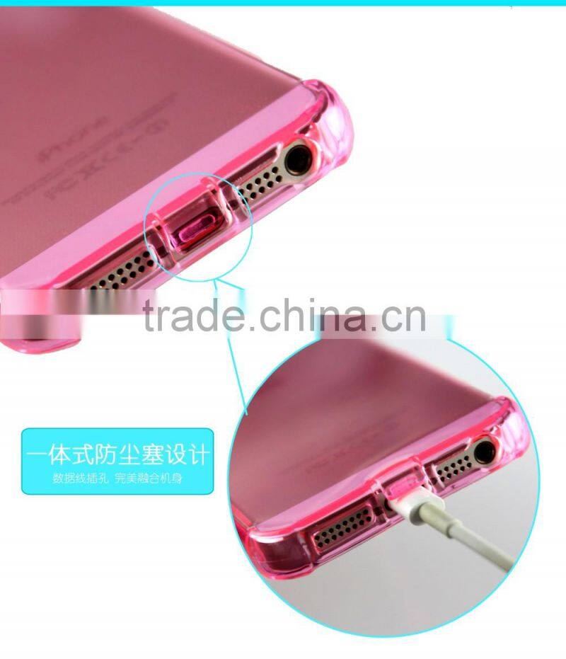 clear Transparent soft tpu anticollision dust control cell phone case for iphone SE skin