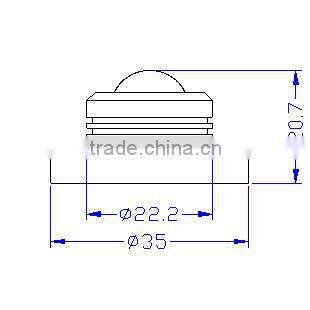 12W/12V/500lm LED daytime running light,fog-proof light DRL02,IP68(100% waterproof)