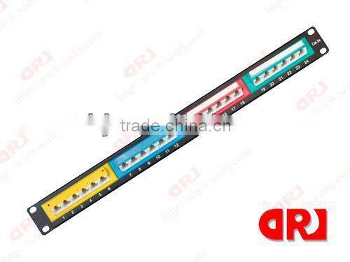 UTP cat6 48 ports patch panel with keystone jack