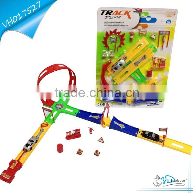 High Quality Kids Toy Plastic Road Racing Track Set