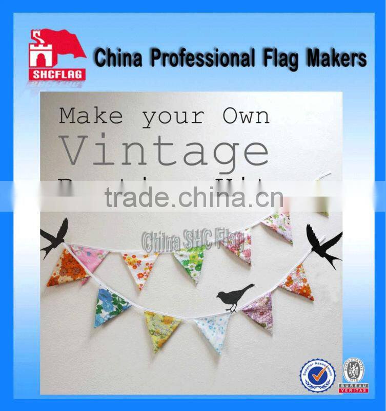 Colorful and beautiful felt pennant soccer pennants