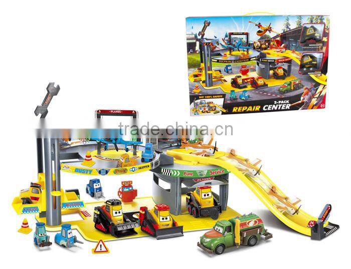 Child's Car Toy/ Parking Garage/ Fire Station Toy
