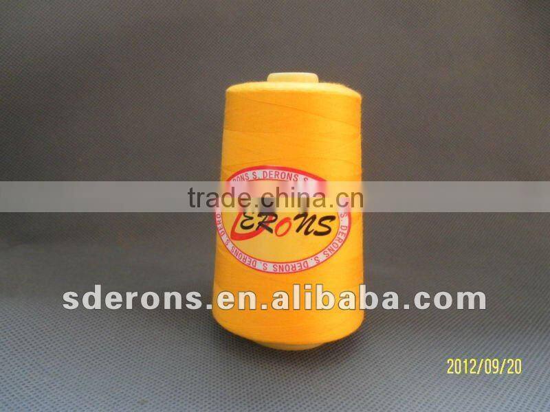 100% spun polyester sewing thread