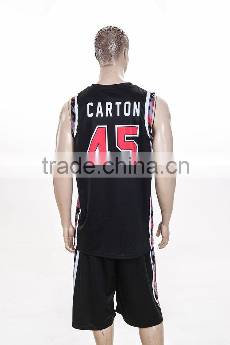 100 polyester mesh fabric red logo embroidery basketball jersey uniform