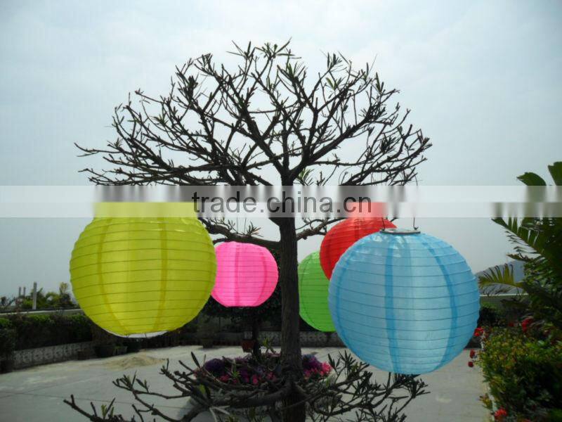 solar fabric lantern
