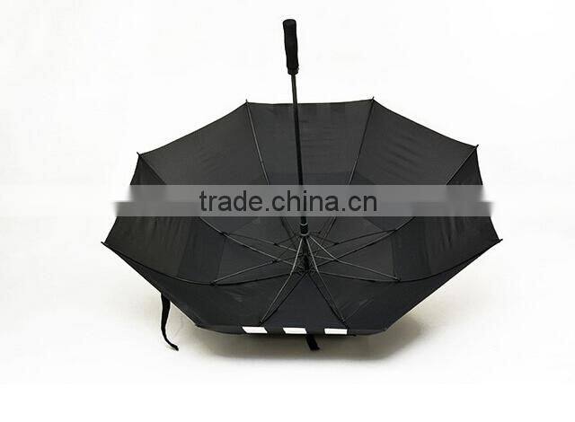 Adi auto open double layer straight umbrella with advertising