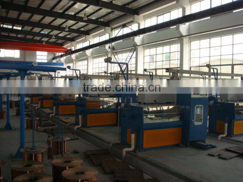 China Supplier Power Kable Copper Wire Drawing Machine