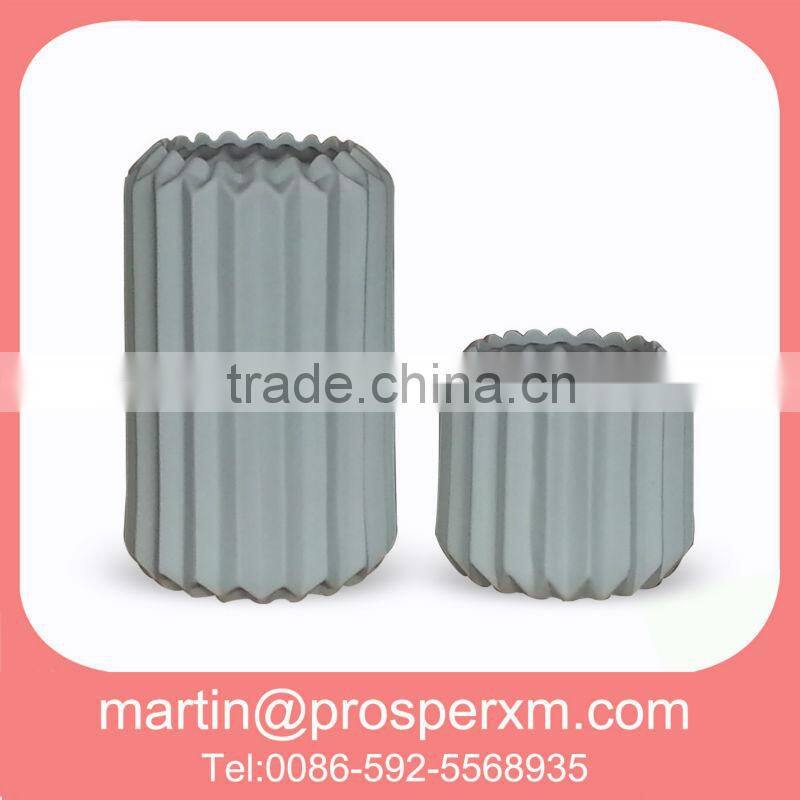 White cheap ceramic flower vase promotional