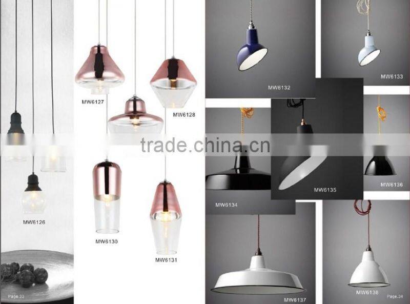 Modern Manpower Blown Glass Pendant Light