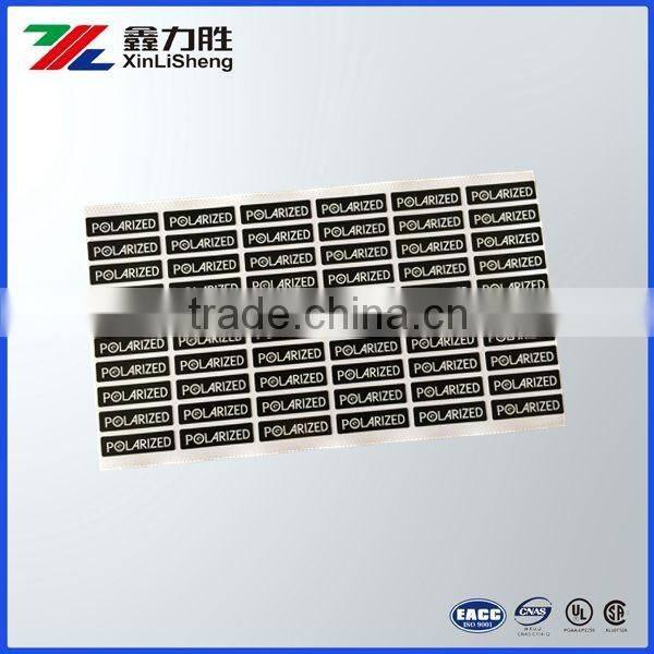 Removable pvc sticker packaging, static cling sticker for sunglasses