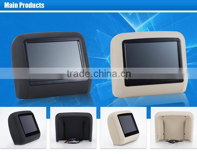 OEM/ODE design monitor Mercedes benz car headrest DVD video monitor