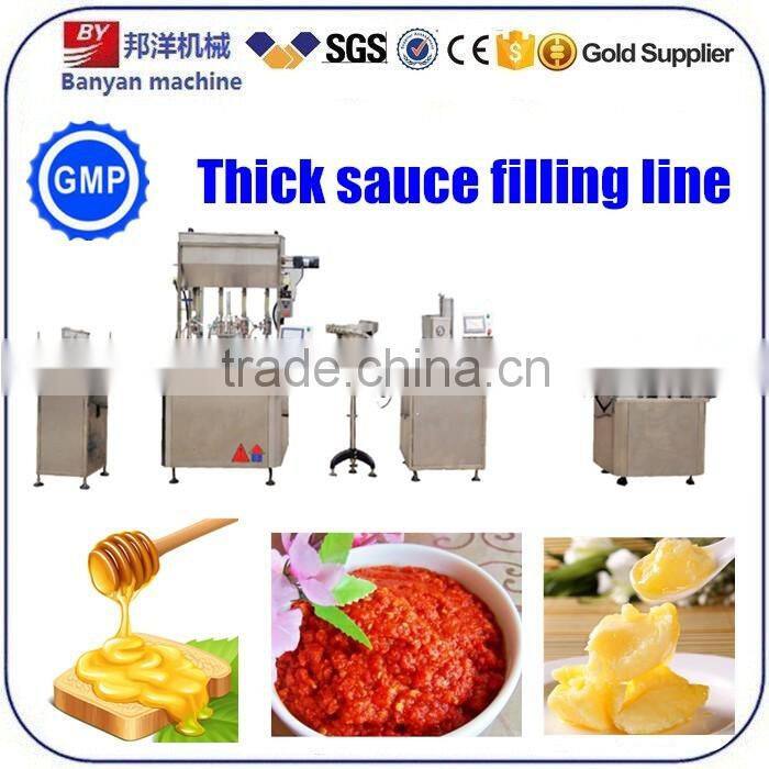 YB-JG4 CE certified sauce bottle filling machine made in China