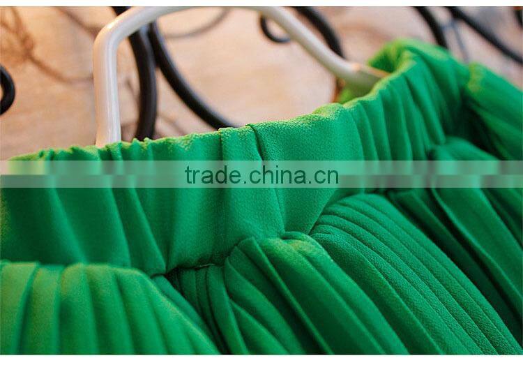 2015 new children chiffon skirt with white tshirt set cheap baby girls clothing set wholesale girls chiffon clothing