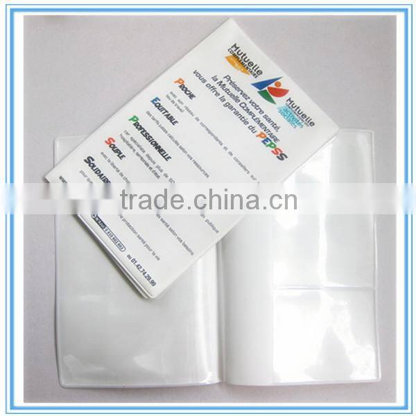 Plastic diary cover with document bag