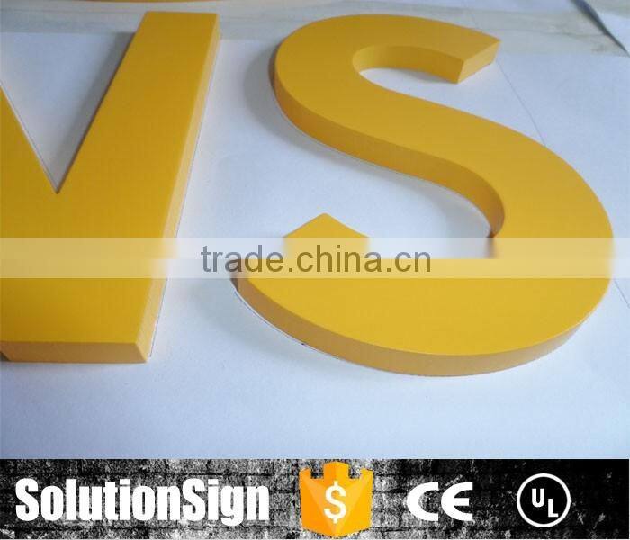 Painted color acrylic alphabet letter