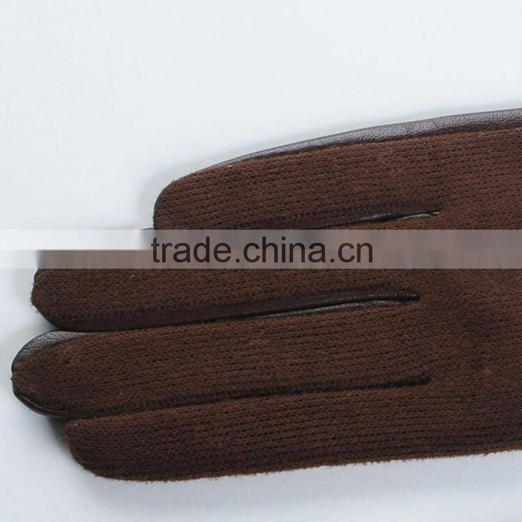 Best Feeling Girls Coffee Wool Gloves for Sale