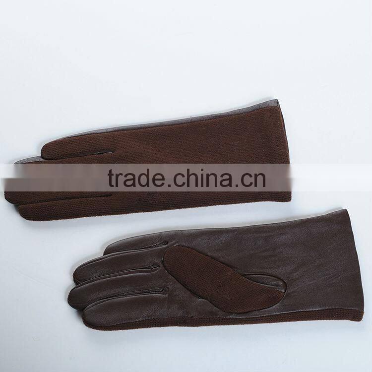 Best Feeling Girls Coffee Wool Gloves for Sale
